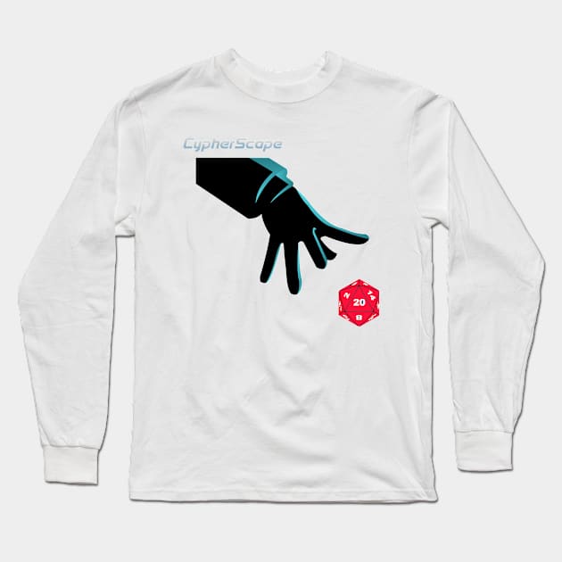 CypherScape Large Logo Long Sleeve T-Shirt by CypherScape